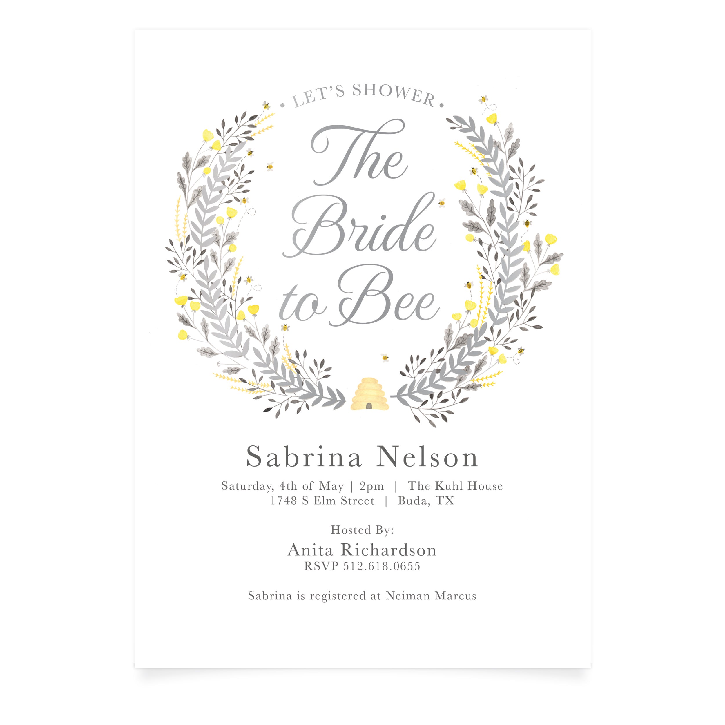 Bride to Bee | Bridal Shower Invitation