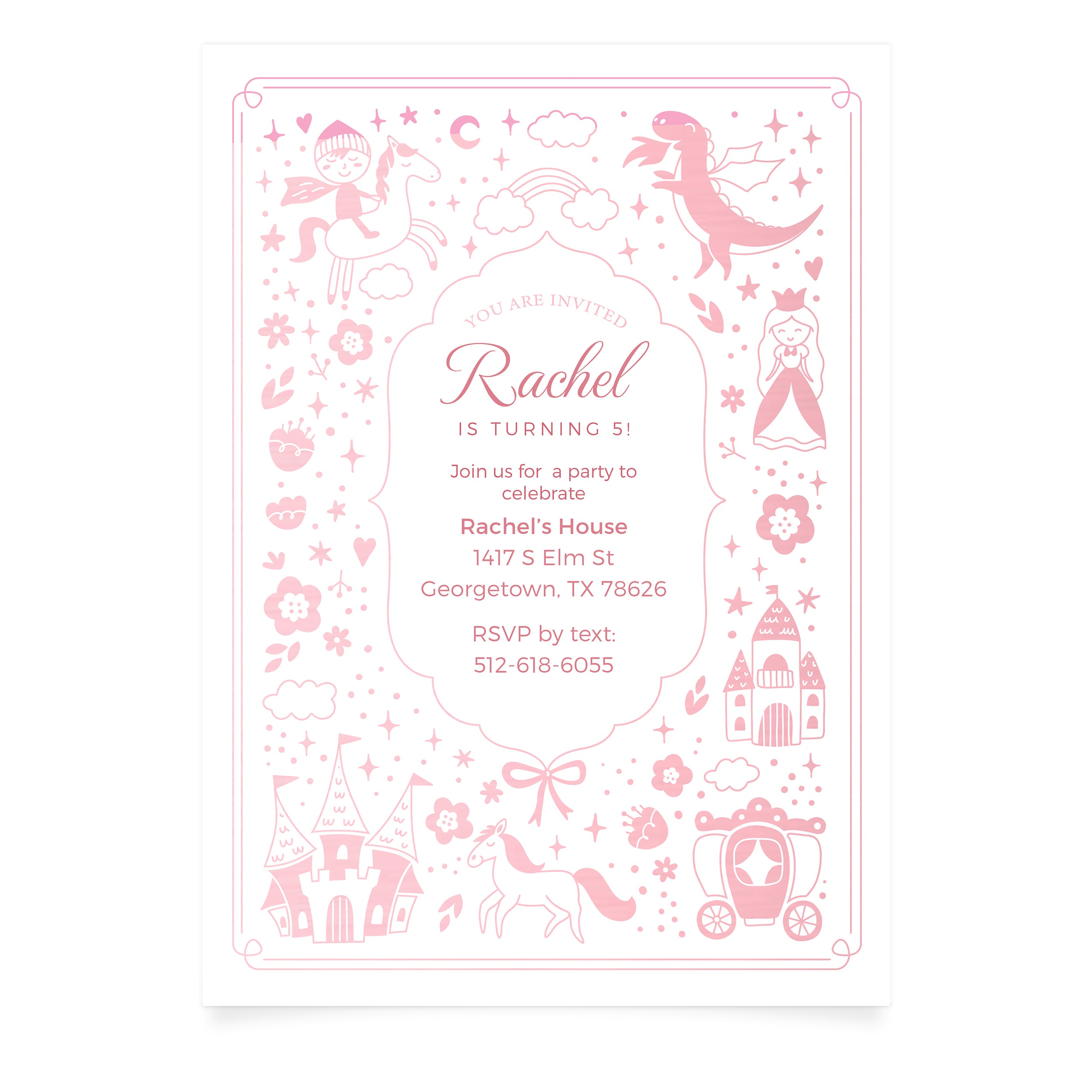 Once Upon a Time | Kids Birthday Invitation