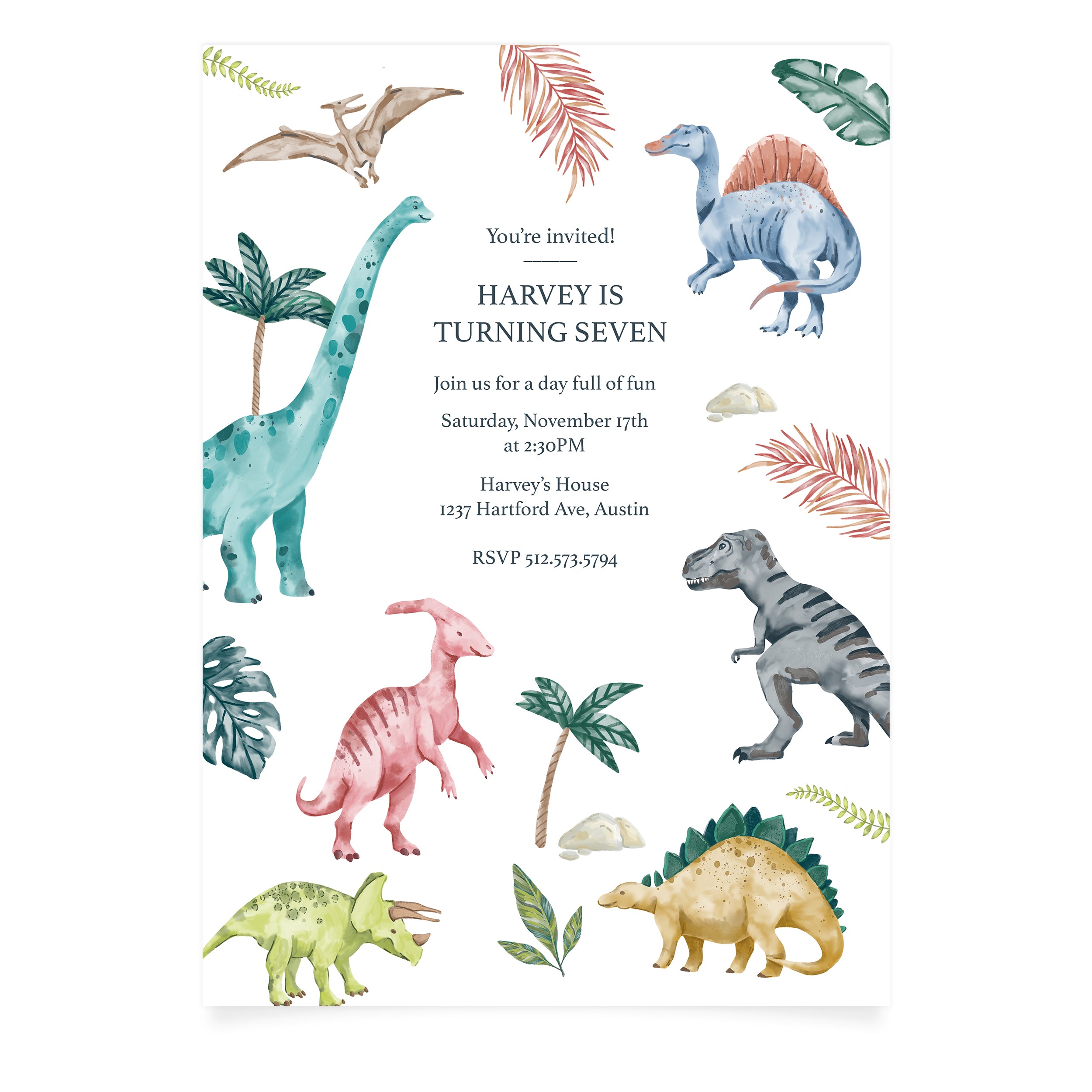 Hear Me Roar | Kids Birthday Invitation