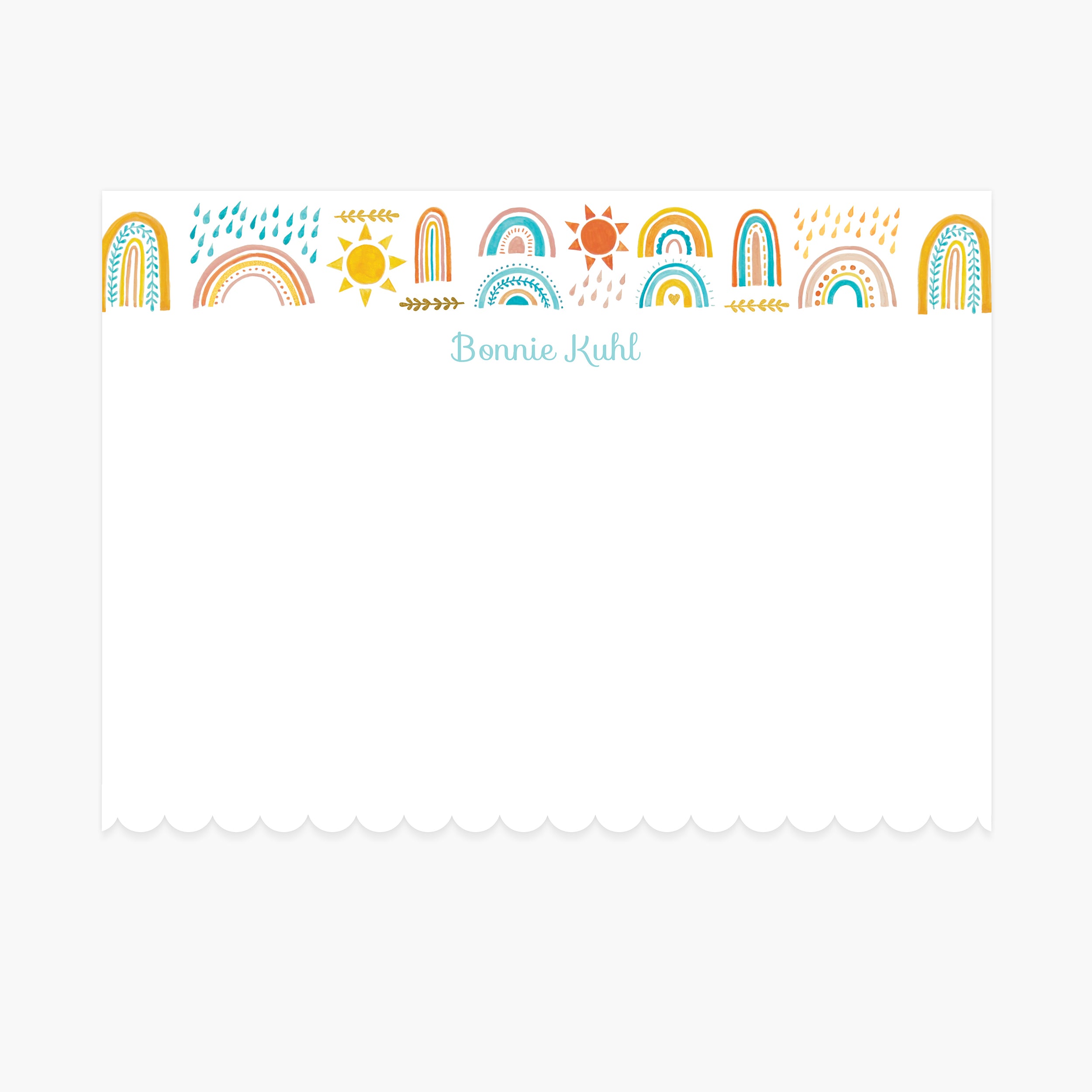 Chasing Rainbows Notecard + Envelope | Set of 10