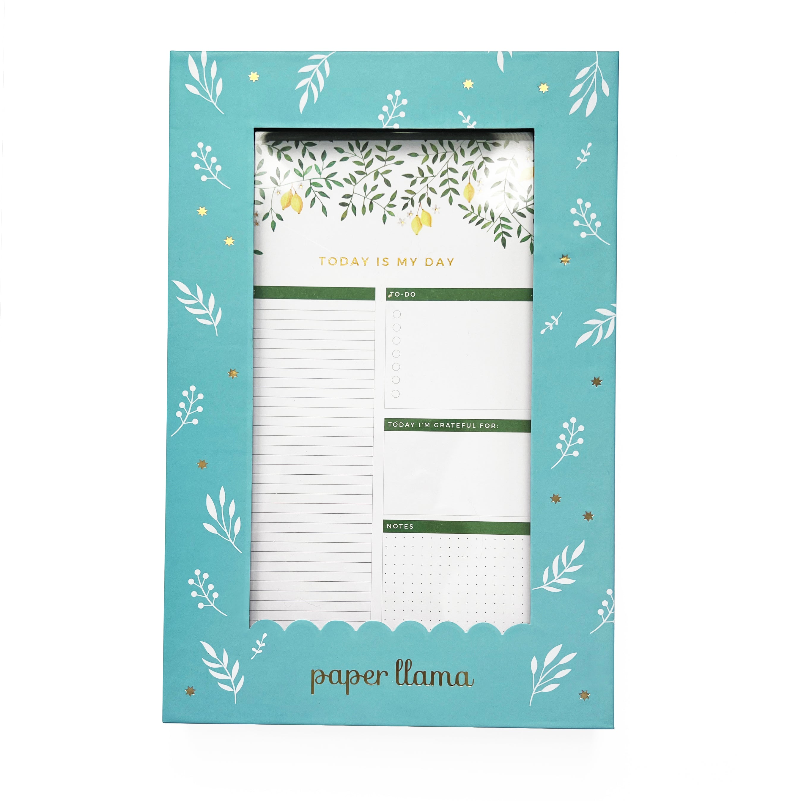 Lovely Lemons Daily Planner Desktop Notepad